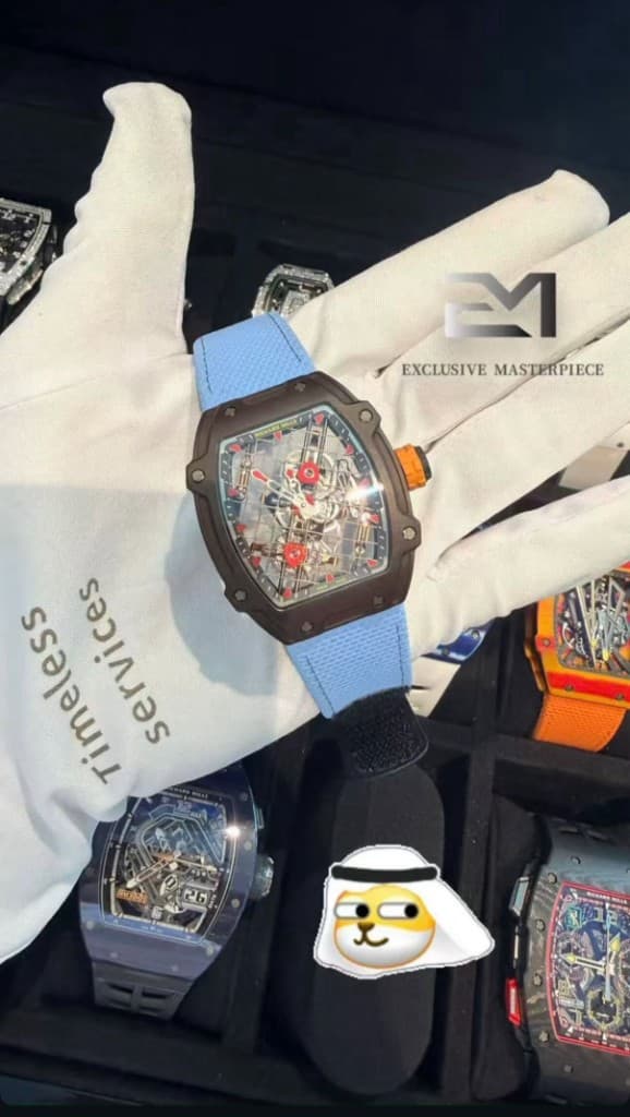 Richard Mille from the Exclusive Masterpiece tray